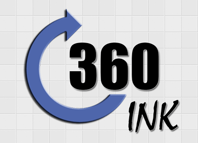 Logo for
                        the 360 Ink (formerly BMBA Signs and Apparel) online store.